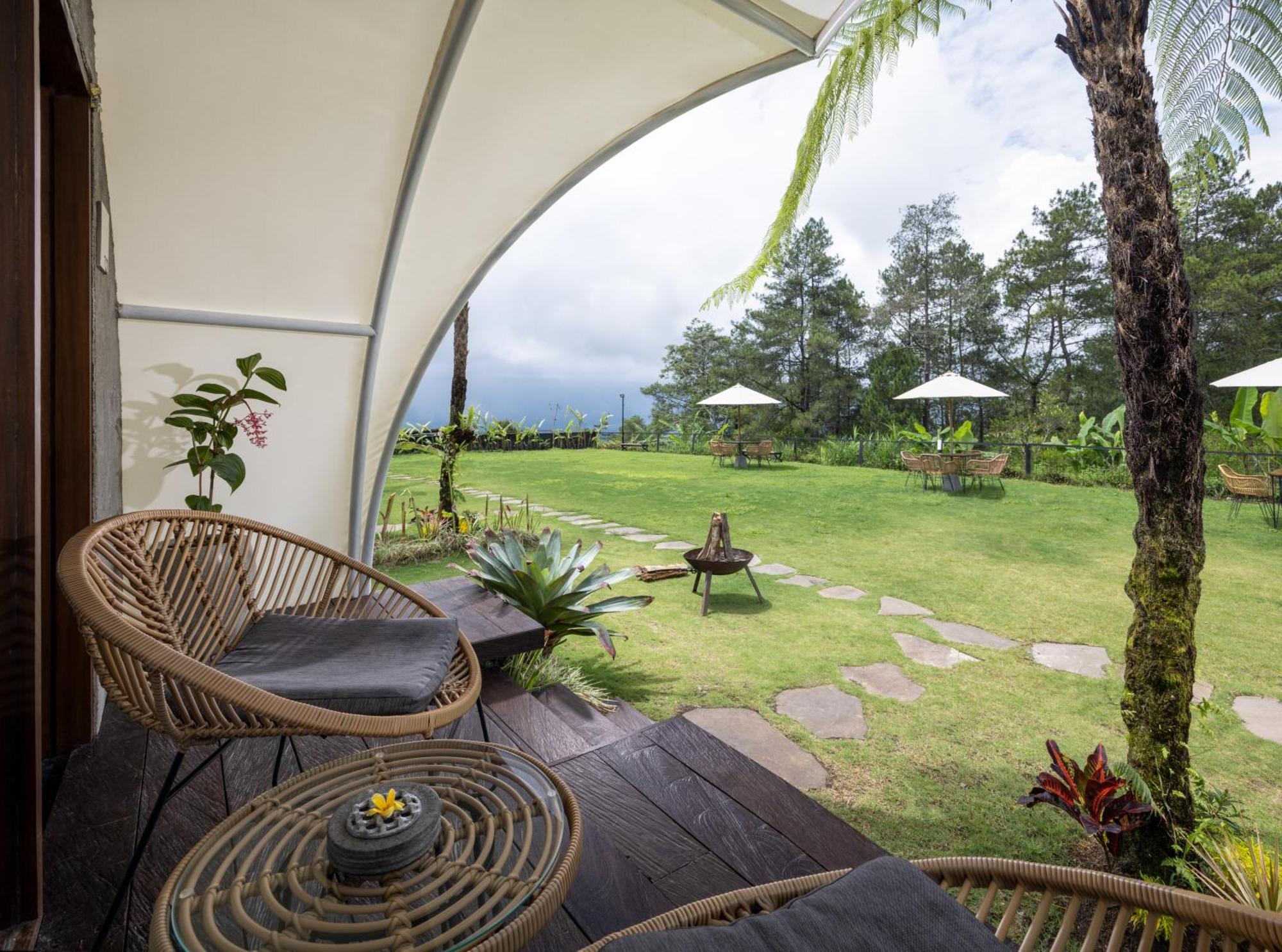 ホテル Pramana Zahill Kintamani エクステリア 写真